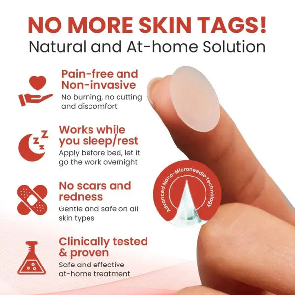 Derma Smooth™ Skin Tag Removal Patch – 100% Results, Painless & Fast