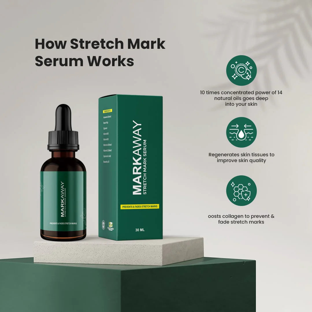 Markaway Stretch Mark Serum – Fade marks, restore confidence.